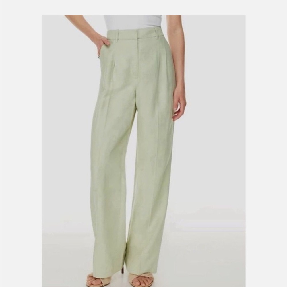 Aritzia Wilfred The Effortless Linen Pant